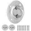 Bediffer Disco per Amaca Yoga in Acciaio Inossidabile, Staffa Robusta con Viti per Principianti di Yoga, 8,9 X 4,1 Cm, Confezione da 2
