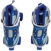 Jiawu Pattini a Rotelle per Bambini, Pattini Quad in Rete Traspirante, Comodi a Rotelle per Interni Stabili in PVC a Ruote (BLUE)