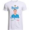 Intermezzo Maglietta Shirt Scudetto Napoli Tifo Scott Tifosi McTominay Cuore Tifoso Logo Napoletano Azzurro Campioni d'Italia 2025 Campione Trionfo Squadra Vesuvio Gufo 4 (Bianco, XS)