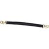 Sxhlseller Cinturino da Sella in Pelle con Fibbia in Ottone |Finimenti per Equitazione Durevoli per Bambini Principianti (BLACK)