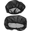 TOYANDONA 2 Pezzi Coprisella per Bicicletta Elettrica Nero in Poliestere 22x18cm Rete Traspirante e Facile Manutenzione, Accessorio Raffinato per Mountain Bike e Scooter