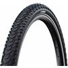 Schwalbe Marathon Mondial, Addix Green, DD, RaceGuard, 28 x 2,00, nero + Reflex