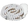 Generic Fukugems 108 mala tibetano collana per donne uomo, mala bracciale buddista, meditazione mala, white agate yoga mala