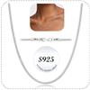 ZOERAY Collana Donna Argento 925 Senza Pendenti Serpente Catenina Argento Impermeabile 1/1,5/2mm Collane Girocollo Sottile Collana Lunga Bigiotteria Catenella Estiva Gioielli Regalo 40/45/50/55cm