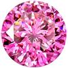 Khushbu Gems Certified 12.25 Ratti / 11.55 carati Zircone Bianco Naturale / Pietra di Diamante Bianco Americano, Pietra preziosa sciolta di Zirconi Rosa Naturali, Zirconi Rosa (Diamante, Pietra