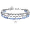 KIDULT - Bracciale Donna - Bracciale giada azzurra con stella - 732320