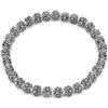 VLNET® | Vestopazzo bracciale elastico fiori | margherite, ghirlanda, girasoli | placcato argento | lavorazione artigianale | nickel tested (Ghirlanda di fiori, 1)