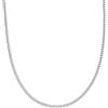 Lucleon by Trendhim - Collana da uomo | 4 mm in acciaio inox con chiusura a moschettone, classica catena a maglia barbazzale da uomo, robusta, elegante e adatta all'uso quotidiano