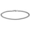 Lucleon by Trendhim - Bracciale da uomo in acciaio inox color argento, con design a maglie e chiusura stabile, design danese, accessorio casual, medium, Metallo non prezioso, Nessuna pietra preziosa