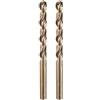 QUARKZMAN Set 2pz Punte Elicoidali Cobalto M35 da 8.5mm Acciaio Alta Velocità per Trapano Metrico Lunghezza Totale 116mm per Foratura e Taglio Metalli Duri Acciaio Inossidabile