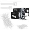Instalguru 1000x Fascette Plastica Cablaggio 2,5 x 150 mm Fermacavi Universali Elettricista Nylon Cavi Stringicavo Casa Ufficio Garage Officina Giardino Autobloccanti Resistenti Raggi UV