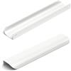 SYZOW 6 pezzi maniglie nascoste per mobili da cucina 160mm Maniglie Cucina Bianco-Maniglie per Mobili in Alluminio Maniglie Cassetti Nascosto Armadio