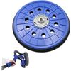 Wenyue Platorello Ø 215 mm, Cuscinetto Di Backup per Levigatrice, Accessorio per Levigatrice Senza Polvere A 10 Fori, Disco di levigatura M14 per levigatrice giraffa da soffitto Levigatrice a collo lungo