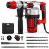 Haedswer Martello Demolitore SDS-Plus 2200W, Martello Perforatore 5J, 930 giri/min Trapano a Percussione, Frizione di Sicurezza e Tecnologia Antivibrante, Calcestruzzo Acciaio, Legno