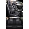 NOBQUA Coprisedili Auto Universali per 5 Posti in Vera Pelle-Compatibili con Hyundai Tucson i30 Kona i20 Santa Fe Elantra Bayon Ioniq - Impermeabili, Antiscivolo-Set Completo per SUV e Berlina