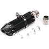 Scarico Moto,Terminale Scarico Moto Universale 1.5-2 (38-51mm) silenziatore Moto Db Killer Rimovibile Scarico Scooter Universale Adatto per Scooter Dirt Bike