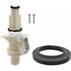 SEIWEI 13168 Kit valvola dell'acqua per WC RV RV Kit valvola dell'acqua per WC con guarnizione a flangia a prova di perdite, compatibile con Thetford Aqua Magic IV modello alto e basso