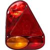 FRISTOM Fanale posteriore FT-77 destro 5 funzioni luce di posizione stop fendinebbia per rimorchio camion macchine agricole 12V 24V senza lampadine