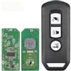 topone1 3 Tasti Moto Portachiavi Smart Card per Honda K77 434MHz ID47 35111-K77-V01 | 2015-2019