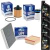 Somer Car KIT TAGLIANDO 4 FILTRI UFI 5 LT SELENIA FORWARD 0W30 COMPATIBILE CON JEEP RENEGADE 1.6 MJT