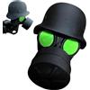 Generico Tappo di copertura per gancio di traino, divertente maschera antigas casco gancio di traino, cappuccio protettivo coprigancio di traino, universali rimorchi mozzo cuscinetto parapolvere