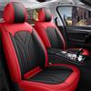 DateYcn Coprisedili per auto adatti per Toyota Camry Corolla 2020 Prius Venza CHR Avalon RAV4 4Runner Yaris Hilux Tacoma Coprisedili in pelle di protezione per auto, nero rosso