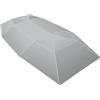 Vistnale Ombrello per auto|Ombrello per auto, tettuccio parasole portatile sostituibile, copertura impermeabile per sole e pioggia, argento, 157x83 pollici