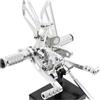 UWWOPG pedane poggiapiedi Pedane Arretrate Regolabili Per Motociclette Pedale Poggiapiedi Per SV650 SV650S SV1000/s GSXR 600 750 1000