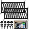ComPDCVD 2 PCS Rete portaoggetti per Auto Regolabile 65x25cm Rete Elastica