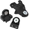 Zohisin Kit riparazione staffa faro kit riparazione linguetta faro supporto faro anteriore destro in ABS 3 pezzi A2058200514 A2058200414 per Mercedes-Benz Classe C W205 dal 2015 al 2021