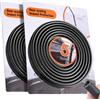 KUOGAS Protezione Portiera Auto 5/10 m, Paracolpi Portiere Auto Nero/Bianco - Guarnizioni per Bordi Lamiera a Forma di U, Proteggi Portiera Anticollisione, Per Portiere, Bagagliaio, Cofano