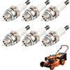 Lacryphx 6 pezzi candele di accensione universali L7T per motoseghe, candele tosaerba, candela troncatrice, motori a 2 tempi, candela di accensione per auto, compatibili BPMR7A, CJ8, RCJ6Y RCJ7Y
