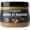 ONEMORE Nutrition Burro d'arachidi 1 kg, 29% proteico, CRUNCHY, 1000 g, Vegan puro 100% arachidi naturali ONEMORE Nutrition