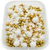 DFPRIME Sprinkles per torte - Oro Stelline 60g Decorazioni per Torte Commestibili - Stelline e Perle di Zucchero Zuccherini Decorativi per Dolci Cake Desig - Decorazioni Torta compleanno