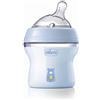 Chicco Natural Feeling Biberon Anticolica 0 Mesi + da 150 ml, Biberon con Tettarella in Silicone Morbida e Flessibile, Adatto per Allattamento Misto, Flusso Lento, Colore Azzurro