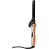 3 PAGEN Ferro arricciacapelli elettrico Ø 19 mm, per capelli volume, ricci e onde, adatto per tutte le lunghezze dei capelli, per ricci veloci e perfetti, onde da spiaggia senza sforzo, bronzo/nero