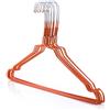 Hangerworld 100 Grucce Appendiabiti 40cm in Metallo Colorato Arancione Salvaspazio per Casa e Lavanderia