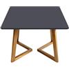 Morbuy Impermeabile Tovaglia Piazza con Bordo Elastico, Tinta Unita Copertura in Oxford per Tavolo da Cocktail, Antimacchia Topper Cap per Sala da Pranzo (nero,110x110cm)