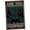 SOOBSOO Are You Pooping Cartello divertente idea regalo - per toilette e bagni - 20 x 30 cm Forex in 3 mm di spessore
