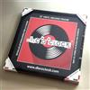 DISCOCLOCK - Cornice Quadrata Nera per Dischi in Vinile - 32x32cm in Alluminio - Made in Italy - 1 Pezzo
