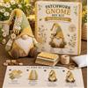 Generic Kit patchwork fai da te con animali - Crea i tuoi adorabili animali, kit patchwork fai da te con gnomo natalizio, progetto di cucito 3D con gatto fai da te per adulti e principianti, decorazione per
