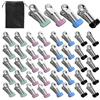 CARANNACLTD 60 Pezzi Mollette Acciaio Inox, Mollette in Metallo, Multifunzione Mollette per Bucato, Mollette per Bucato Senza Impronte, per Calze, Fotografie e Conservazione di Cibo (60 Pezzi)