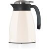 Blumtal caraffa termica 1 litro - thermos acqua calda senza BPA con sistema di chiusura Quick Tip - caraffa termica caffè e tè a prova di perdite per un isolamento di lunga durata - in grigio/bianco