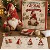 Generic Kit patchwork fai da te con animali - Crea i tuoi adorabili animali, kit patchwork fai da te con gnomo natalizio, progetto di cucito 3D con gatto fai da te per adulti e principianti, decorazione per