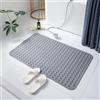 KQIEJUY Tappetino da Doccia Antiscivolo, Tappetino da Bagno con Ventose, Tappeto Antiscivolo da Doccia per Anziani, Tappetino per Piatto Doccia Rettangolare Antiscivolo, Tappeto Bagno 80 x 50 cm