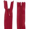 AERZETIX - C61935 - Set di 10 cerniere invisibili 65cm non separabili - cerniera lampo - colore rosso fuoco - pelletteria jeans pantaloni vestito gonna abbigliamento cucito