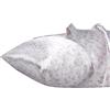 Lirex Set di 2 Federe in Raso 40x80cm, Protezione Capelli e Pelle & Antirughe, Chiusura a Cerniera, Floreale Rosa