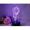 Optechvisual Acchiappasogni con luna come luce notturna, decorazione per la casa, idea regalo per bambini