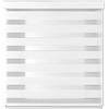 CLAUDIA HOME Tenda a Rullo per Interni Doppio Strato con Cassonetto e Catenella, Adatto a Finestra/Porta Finestra, Regolazione Luce e Privacy (Bianco001, 150x300)
