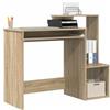 vidaXL Scrivania Rovere Sonoma 106 x 41 x 88.5 cm Legno ingegnerizzato